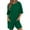 Green, variant on Womens V Neck Casual Short Sleeve Romper Oversized Tee Rompers Athletic Workout Reversible Overalls With Pockets Pearl Back Jumpsuit New Years Jumpsuit Seasonal Attire Formal Jumpsuits for Women