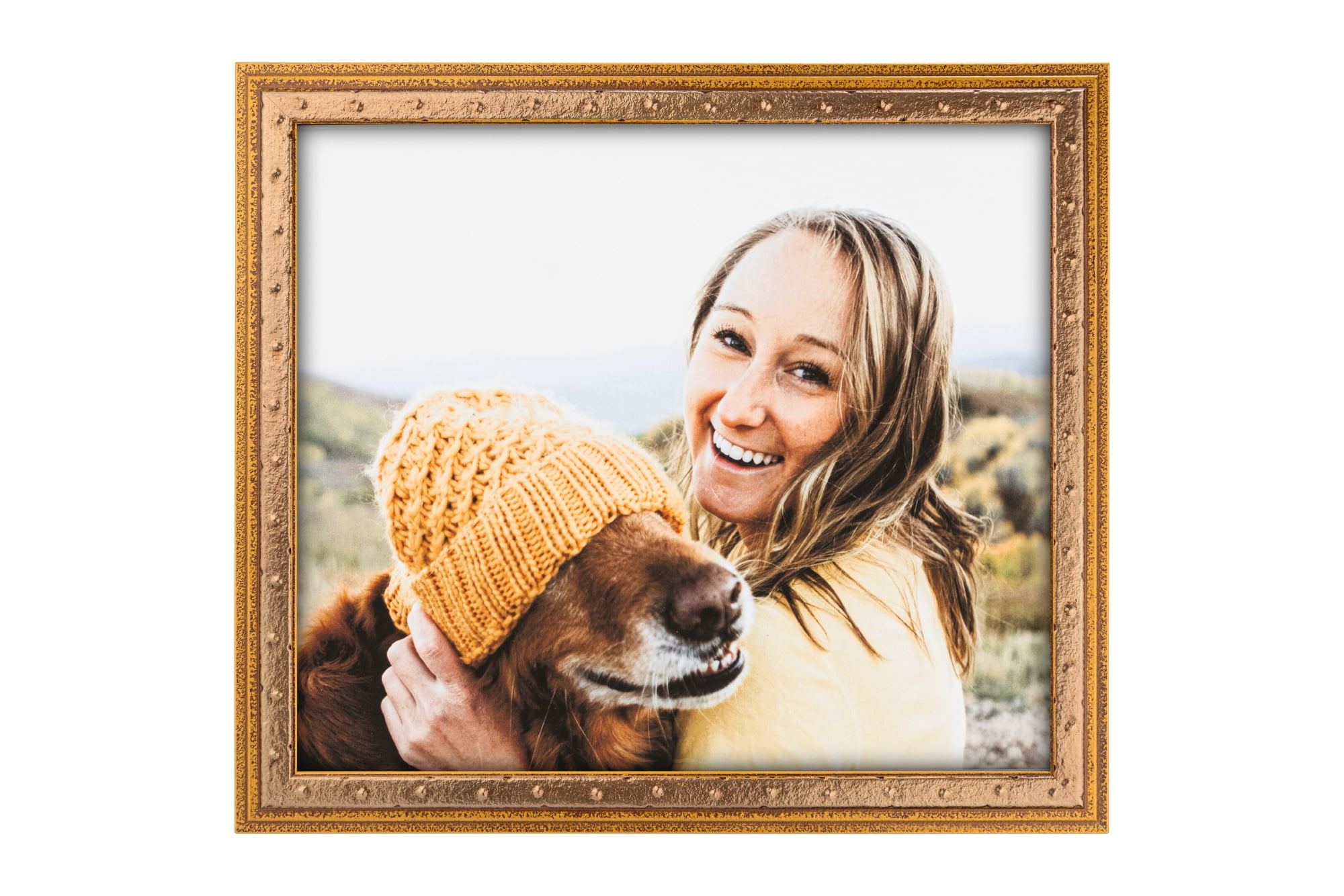 ArtToFrames 18" x 24" Savanna Dune Bronze Gold Picture Frame, 18x24 inch Gold Wood Poster Frame (WOM-5259),  Pack