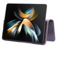 thumbnail image 6 of Dteck Fit Samsung Galaxy Z Fold 4 Case Wallet, Protective Cover with [RFID Blocking] Card Slots Kickstand Magnetic PU Leather + Soft TPU Case for Samsung Galaxy Z Fold 4 2022 5G Phone, Purple, 6 of 10