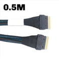 thumbnail image 5 of 4X Cable Adaptador de Tarjeta de Video Externa PCIe 4.0 SlimSAS SFF8654 de Alta Velocidad Serie 8i A 8i 9500 NVMe Disponible de 0,5 M, 5 of 5