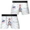 thumbnail image 3 of Happy 4th of July Patriotic Soft Coated Wheaten Terrier Marching Band Uniform Balloons Fireworks All Over Print Boxer Briefs Underwear for Men Dad Wheatie Dog Lover - 13009, 3 of 6
