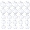 thumbnail image 1 of Adornos navideños rellenables OJYUDD de plástico transparente, 50 unidades, 1 of 7