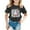 Black, variant on Hiijoy Toddler Girls Easter Graphic T-Shirt Loose Casual Short Sleeve T Shirt, Sizes 1-13