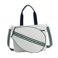 thumbnail image 3 of Bolsa para raquetas de tenis, bolsa para raquetas de bádminton, de lona, ​​de gran capacidad, multiusos, profesional, para almacenamiento, para, 3 of 8