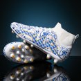 thumbnail image 5 of Zapatos de fútbol para hombre, botas de fútbol de tobillo alto, cómodas, profesionales, ultraligeras, antideslizantes, transpirables, nuevas, 5 of 5