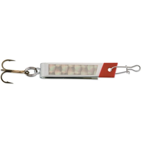 Luhr-Jensen Super Duper Spoon 1-1/2" 1/4 oz, Chrome/Silver Prism-Lite