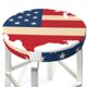 thumbnail image 3 of Disketp American Flag Map Funda Redonda para Taburete, Funda de Cojín para Silla de Bar Suave y Elástica-14 inch, 3 of 7