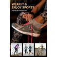 thumbnail image 6 of 6 Pairs Ankle Athletic Running Socks Low Cut Sports Tab Socks for Men and Women, 6 of 13