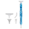 thumbnail image 4 of Pluma perforadora de punta de diamantes de imitación para decoración de uñas, 6 cabezales de bolígrafo de repuesto, accesorios de pintura para arte con diamantes DIY, azul oscuro, 4 of 8