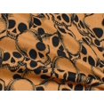 thumbnail image 4 of oneOone Rayon Mustard Yellow Fabric Skull Sewing Craft Projects Fabric Prints By Yard 56 Inch Wide, 4 of 5