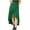 Green, variant on yillto Women Ruffle Wrap Skirts High Waist Boho Asymmetrical Hem Flowy Loose Summer Midi Beach Skirt