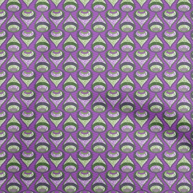 oneOone Cotton Silk Purple Fabric African Sewing Craft Projects Fabric Prints by Yard 42 Inch Wide