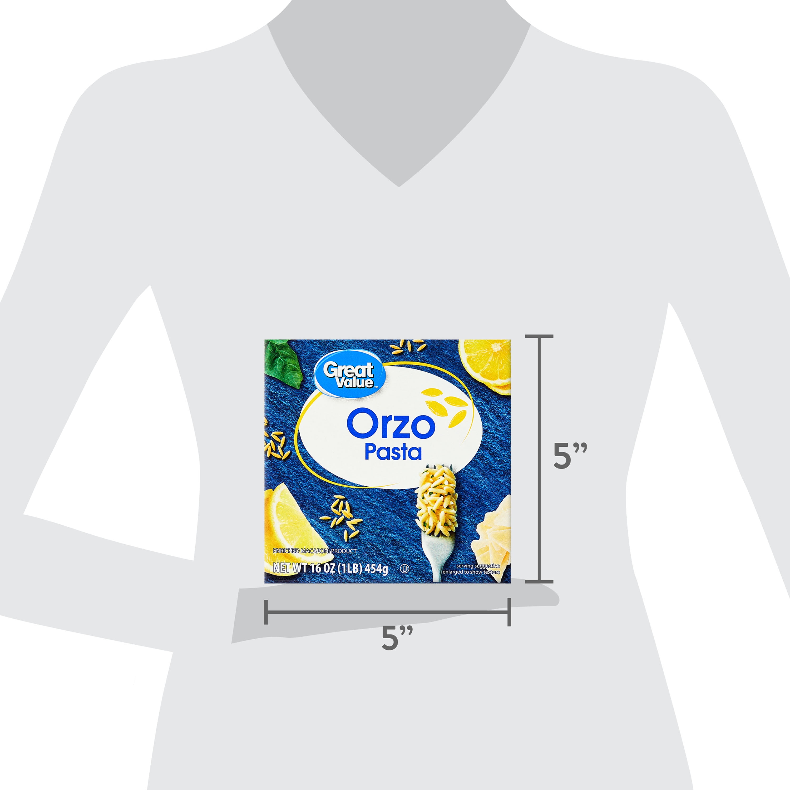 Great Value Orzo Pasta, 16 oz