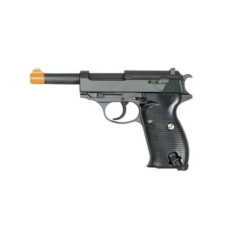 HEAVY METAL WALTER P38 SPRING POWERED AIRSOFT PISTOL - (Best Spring Powered Air Pistol)