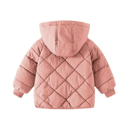 

Cathalem Toddler Fall Jacket Boy Toddler Babys Boys Girls Thick Warm Hooded Coat Winter For Babys Boys Winter Coat Size 10 Outerwear Pink 5-6 Years
