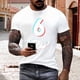 thumbnail image 1 of Tops para hombre, blusas y camisas de manga corta con cuello redondo para hombre, jersey informal con cuello redondo estampado para hombre, pantalones cortos deportivos para fitness, blusa de poliéste, 1 of 5