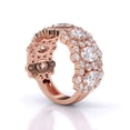 thumbnail image 3 of Jewelerix Moissanite Diamond Engagement Ring 4.50 CT Oval Cut Ring Plated White/yellow/rose Gold Anniversary Ring, 3 of 5