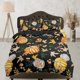 thumbnail image 1 of Calabaza retro halloween ropa de cama y funda de almohada, otoño juego de funda nórdica dormitorio, 1 of 4