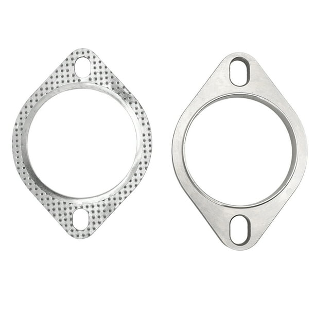 Brida y junta del tubo de escape, 2 pernos, pernos de escape de 3 pulgadas, brida de escape, brida del tubo de escape multifuncional