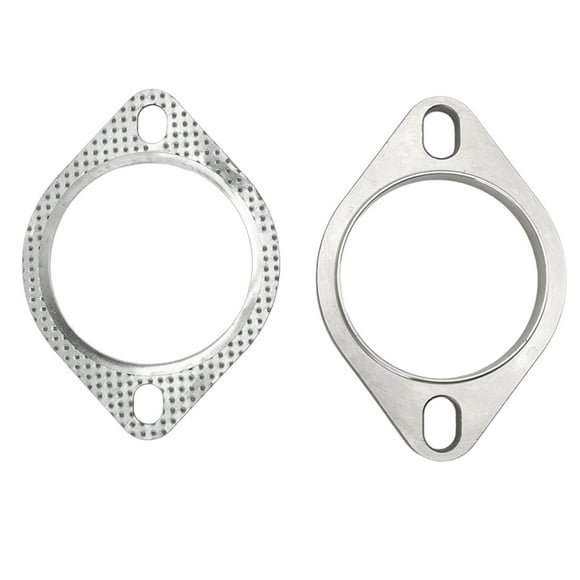 Brida y junta del tubo de escape, 2 pernos, pernos de escape de 3 pulgadas, brida de escape, brida del tubo de escape multifuncional