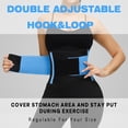 thumbnail image 4 of VENUZOR Waist Trainer Belt for Women Slimming Body Shaper Back Braces Sauna Hot Sweat Trimmer Control Waist Cincher Workout Girdle Slim Band, 4 of 10