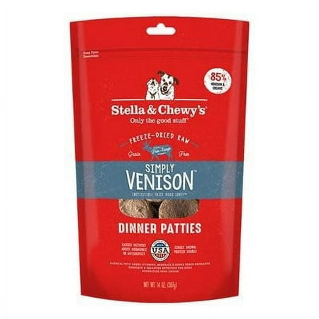 UPC: 0810027370105 | Stella & Chewy 84037010 14 oz Dog Freeze-Dried Dinner Patties Simply Venison