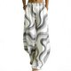 thumbnail image 3 of TaTaai Women's Spring Summer Palazzo Pants Floral Print Loose Wide Leg Tapered Cuff Design with Side Pockets and Elastic Waist for Casual and Vacation Outfits Gift, 3 of 8