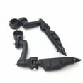 thumbnail image 5 of HTT-MOTOR Black 360 Adjustable Peg Mounting Kit Stiletto Shape Footrest Foot Pegs For Yamaha V-STAR Roadstar Suzuki Boulevard Equipped with 1-1/2 inch (1.5") Front Engine Guard Frame Tube, 5 of 6