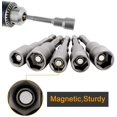 thumbnail image 2 of Juego de 10 brocas para destornillador de impacto de 6 a 15 mm, juego de llaves hexagonales magnéticas, juego de brocas magnéticas, juego de llaves hexagonales de 1/4 pulgadas para mandril de cambio rápido Kuyhfg Bienvenido a Kuyhfg, 2 of 5