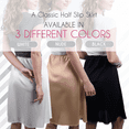 thumbnail image 5 of Valair Classic Short and Long Half Slip Skirt for Ladies and Girls - Slight Flair - Anti Static - Ranges 14" To 34" Length, 5 of 7