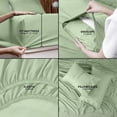 thumbnail image 4 of Juego de sábanas Utopia Bedding Queen de microfibra cepillada, 4 piezas, 4 of 7