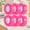 Pink, variant on 6 Pack Pink Flagging Tape, Non-Adhesive Plastic Ribbon, 1inch x 600ft, Neon Marking Tape for Tree Marking, Hunting, Boundary, Hazard, Trail, Surveying
