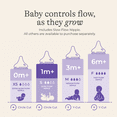 thumbnail image 6 of Lansinoh Anti-Colic Baby Bottles, BPA-Free Plastic, 5oz, 3pk, Slow Flow Nipples (Size S), Breastfeeding Bottle, NaturalWave Design, Baby Essentials, 6 of 13