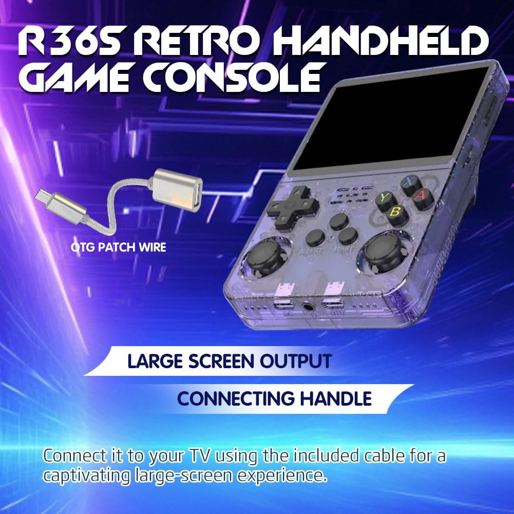 Portable Keyboy Handheld Gaming Device Featuring 3.5" HD IPS Display, Over 20,000 Games Included, TV Out Capable, Rechargeable, with Additional Controller