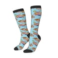 thumbnail image 2 of Daiia Sports Socks Turtles And Corals Printed Novelty Crew Socks for Men Women Knee High Socks Cotton Socks Soft & Breathable Support Unisex Socks, 2 of 9