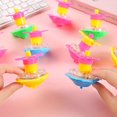 thumbnail image 3 of New Colorful Luminous Gyro, Children's Glitter Ejection Toy, Student Launch Rotating Gyro Toy, Random Color, 3 of 4