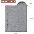 thumbnail image 4 of Sleeping Bag for Adults Backpacking Camping Hiking Detachable Washable Liner Cotton Single Camping Sleeping Bag 4 Seasons Cold Warm Weather Winter Fall Spring Summer Indoor Outdoor Use, 4 of 9
