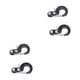 thumbnail image 1 of Vogacara 2 uds gancho de remolque instalación práctica 1/8 cabrestante RC suministros accesorios mejorados enganche de caída remolques grillete tirar Negro 2piezas Vogacara CBP355779, 1 of 6