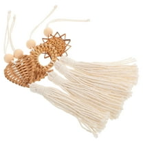 Toddmomy 4Pcs Tassel Wall Art for Home Cotton Rope Boho Decor for Walls and Interior Designers