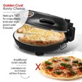 thumbnail image 3 of Virtu Electric Pizza Oven & Pizza Maker Machine, 12 Inch Pizza cooker for Kitchen Countertops up to 790°F, Black, 3 of 7