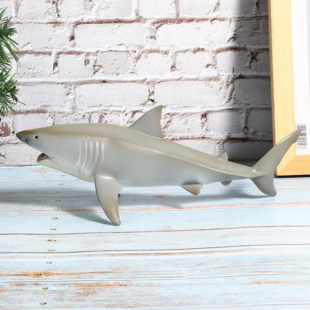 Figura de tiburón, modelo de tiburón, modelo educativo marino de simulación, modelo de tiburón, durabilidad probada en el tiempo