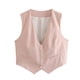 thumbnail image 1 of Chaleco ajustado sin mangas de estilo informal europeo y americano de verano de 15 colores para mujer, 1 of 6