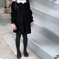 thumbnail image 2 of HVOBTTY Toddler Summers Base Leggings Striped Seamless Construction Footed Pantyhose for Little Girls Black, 5-6 Years, 2 of 5