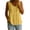Yellow-1, variant on Cotton Linen Tank Tops for Women Empire Waist Button Down Blouses V Neck Peplum Tops Dressy Casual Sleeveless Blouse