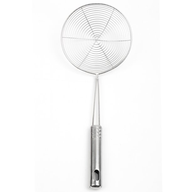 Stainless Steel Mesh Strainer,Ladle Spider Skimmer Colander Fry Cooking