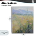 thumbnail image 4 of Stupell Industries Traditional Peaceful Meadow's Embrace White Framed Giclee Art, 16 x 20, by Svetlana Aleynikova, 4 of 8