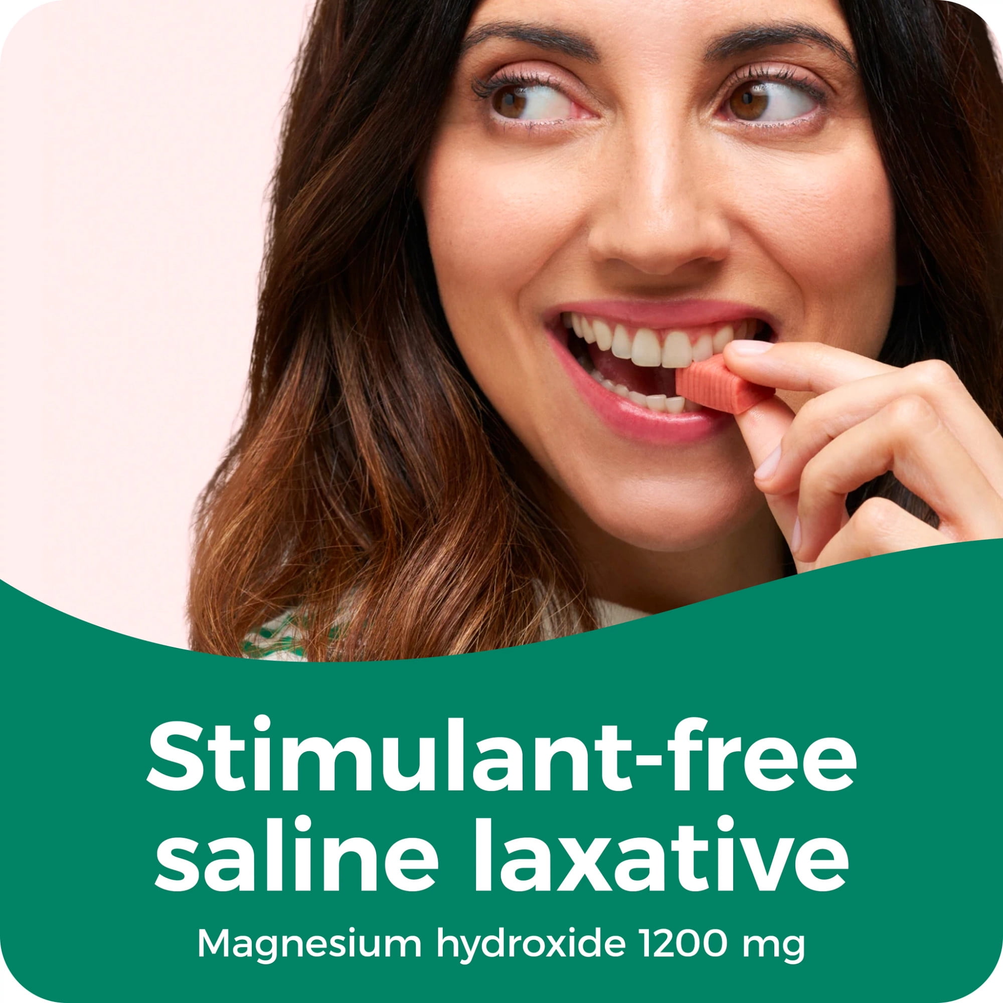 Dulcolax Soft Chews Saline Laxative Mixed Berry (30ct) Gentle Constipation Relief, Magnesium Hydroxide 1200mg