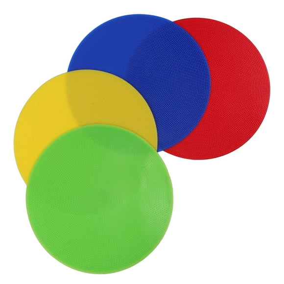 BESTYASH 4Ud Señalizadores Redondos Para Entrenamiento Deportivo Con Material Durable PVC Y Alta Visibilidad