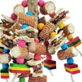 thumbnail image 2 of Guardoinrt Natural Parrot Chew Hanging Toy Promoting Relaxation And Stimulating Playtime Easy To Bird Toys As Shown 1Set, 2 of 6