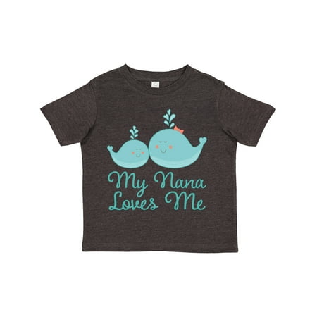 

Inktastic My Nana Loves Me Gift Toddler Boy or Toddler Girl T-Shirt